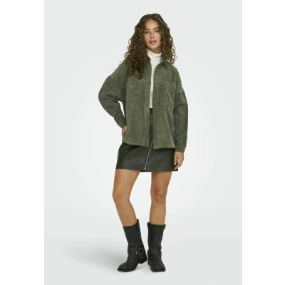 Afbeelding van ONLY Janine RAI Lichte jas, Dames, Maat: Large, Kalamata