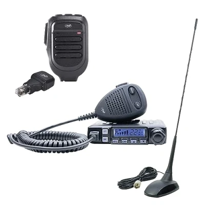 Afbeelding van PNI Escort HP 7120 ASQ CB radiopakket met extra 48 antenne en microfoon dongle met, Walkietalkie