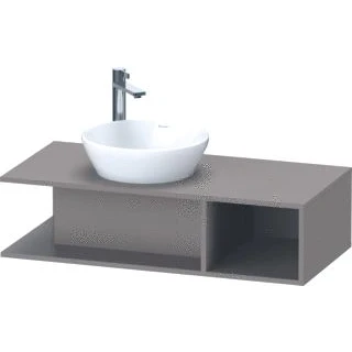 Afbeelding van Duravit D neo wastafelonderbouwkast hangend basalt (1000 x 260 480