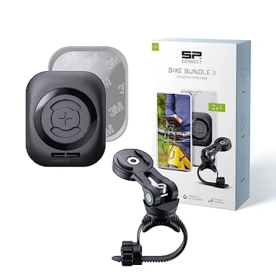 Afbeelding van SP Connect Universele Houder voor Mobiele Telefoon, Smartphonehouder Mountainbike &amp; Racefiets, Gepatenteerd Draaislot, Sterke Klemgreep, Past op 22 42mm Stuur, Fietsen, Rij accessoires