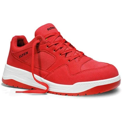 Afbeelding van ELTEN Veiligheidsschoenen MAVERICK red low ESD S3, heren, textiel, stalen neus, licht, sportief, rood, maat: 43