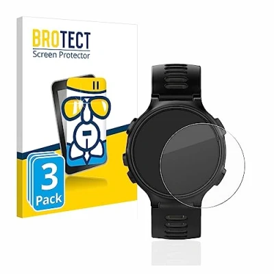Afbeelding van BROTECT Screenprotector voor Garmin Forerunner 735XT Folie Beschermfolie Beschermglas transparant (3 Stuks)