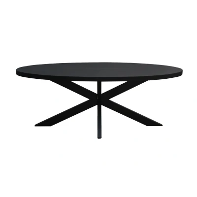 Afbeelding van Livingfurn Kala eettafel spider ovaal 210 cm Hout