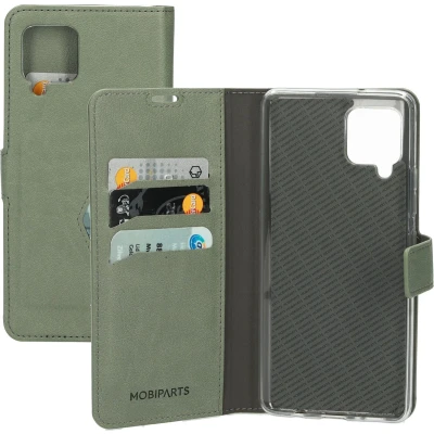 Afbeelding van Mobiparts Classic Wallet Case Samsung Galaxy A42 (2020) Stone Green