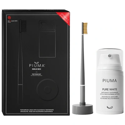 Afbeelding van Piuma Smile Box Vitamin C Asphalt Grey Tandenpasta Beautytasting