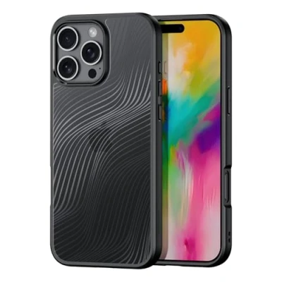 Afbeelding van Dux Ducis Telefoon hoesje geschikt voor de Apple iPhone 16 Pro Max Back Cover Aimo Series Zwart