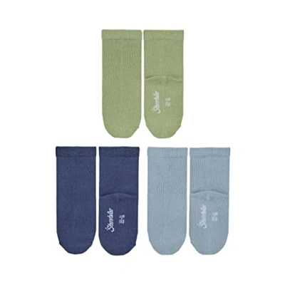Afbeelding van Sterntaler Sokken 3 pack Uni Bamboo blauw