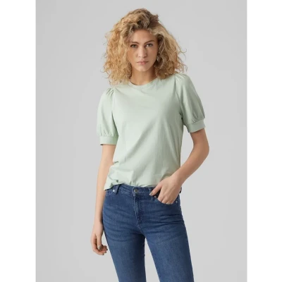 Afbeelding van Aware Vmkerry 2/4 Oneck NOOS Tshirt basic, Dames, Maat: XL, Silt green