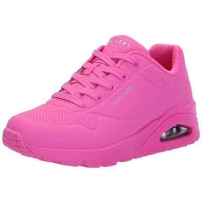 Afbeelding van Skechers Uno Stand On Air dames Sneaker Low top, Felroze, 39 EU