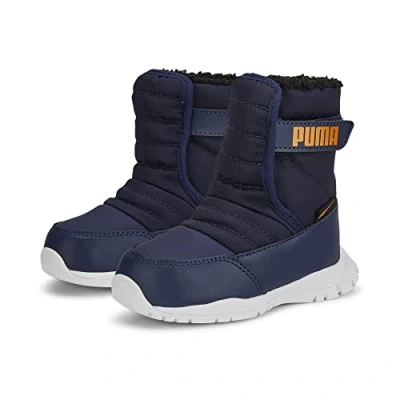 Afbeelding van Puma Nieve BOOT WTR Unisex Snowboots peacoatvibrant orange voor kinderen, Maat: 21, Peacoat vibrant Kunststof/ textiel