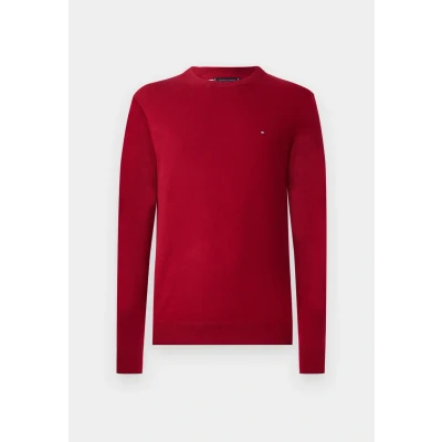 Afbeelding van Tommy Hilfiger PIMA CREW NECK Trui, Heren, Maat: Small, Regatta red