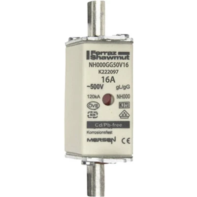 Afbeelding van Mersen 1B635.000000 NH zekering Afmeting : 000 16 A 500 V 1 stuk(s)
