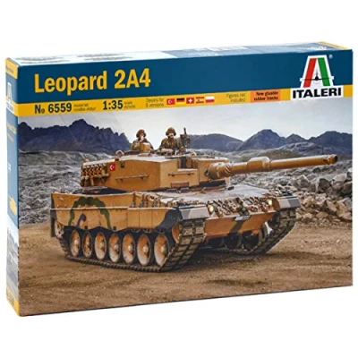 Afbeelding van 1:35 Italeri 6559 Leopard 2A4 Plastic Modelbouwpakket