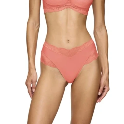 Afbeelding van Triumph dames Lift Smart slip met kant in de kleur Koraalroze, maat: S