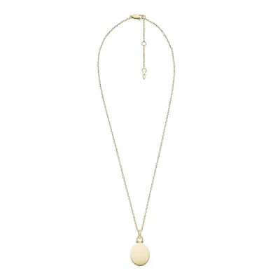Afbeelding van Fossil DREW Ketting goldcoloured, Dames, Maat: One Size, Gold coloured