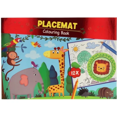 Afbeelding van Wins Holland Placemat Kleurboek Jungle