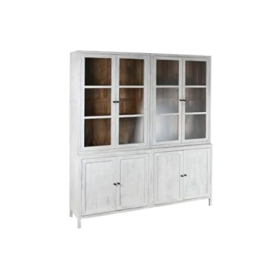 Afbeelding van Display Standaard Home ESPRIT Wit Kristal Mangohout 200 x 45 230 cm