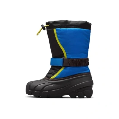 Afbeelding van Sorel Flurry Sneeuwlaars, Zwart/Super Blauw, 2 UK, Zwart Super 34 EU