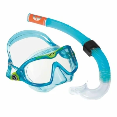 Afbeelding van Aqua Lung Sport Mix Combo Snorkelset Kinderen Blauw/Groen
