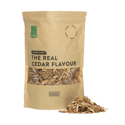 Afbeelding van Smokin&#039; Flavours Smokin’ Rooksnippers cedar 1700 ml