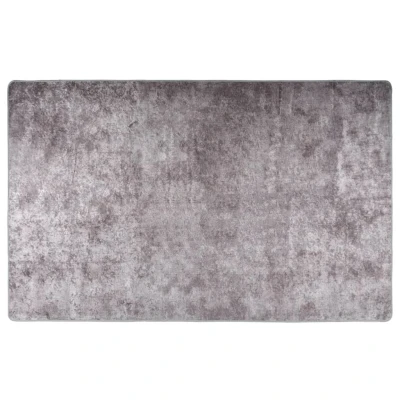 Afbeelding van vidaXL Vloerkleed wasbaar anti slip 160x230 cm grijs