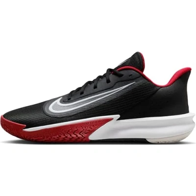 Afbeelding van Nike Performance Precision VII Basketbalschoenen, Maat: 40, Black/white/university red Textiel/ synthetisch