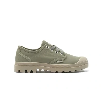 Afbeelding van Palladium Pampa Oxford Sneakers laag, Dames, Maat: 38, Vert Textiel