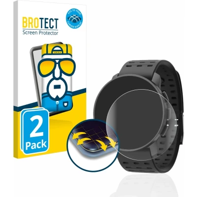 Afbeelding van BROTECT Screenprotector voor Suunto 9 Peak Pro Folie Beschermfolie transparant volledig dekking (2 Stuks)