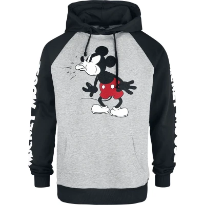 Afbeelding van Mickey &amp; Minnie Mouse Tongue Out Trui met capuchon grijs zwart S