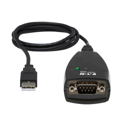 Afbeelding van Eaton Tripp Lite Series Keyspan Snelle USB naar Seriële Adapter (DB9F, A, 7.87 cm), Data + Video Adapter, Zwart