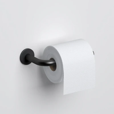 Afbeelding van Clou Kaldur toiletrolhouder zwart mat