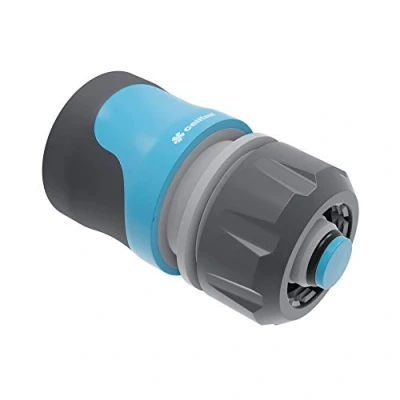 Afbeelding van Cellfast snelkoppeling IDEAL 1/2&quot;, SAFETOUCH koppeling voor twee slanguiteinden, PC/ABS kunststof, ergonomische vorm, 50 622, Blauw