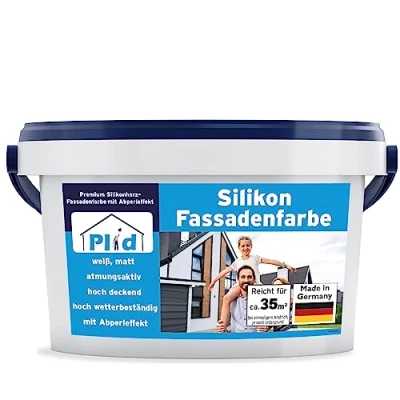 Afbeelding van prinzcolor Prinzcolor® Premium siliconen gevelverf buitenkleur gevel wit 5l