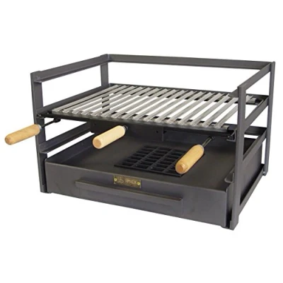 Afbeelding van Imex El Zorro 71482.0 Grilllade met grillrooster, zwart, 72 x 41 35 cm