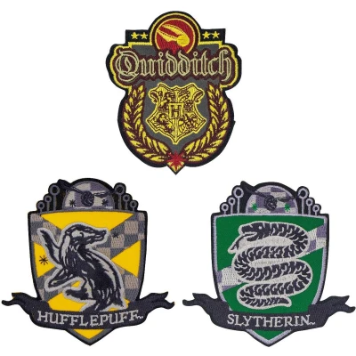Afbeelding van Harry Potter Quidditch Hogwarts Deluxe Patches Set