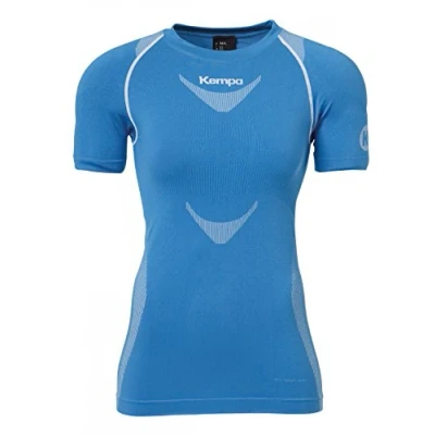 Afbeelding van Kempa Attitude PRO Sport Tshirt, Dames, Maat: XL/XXL, Kempablau weiß