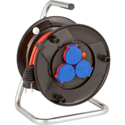 Afbeelding van Brennenstuhl 1098530001 Kabelhaspel 20.00 m Rood (mat) Randaarde stekker