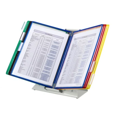 Afbeelding van Djois Tarifold bureauset A4 incl. 10 insteektassen assorti+5 ruiters 50 mm pak 1 stuk
