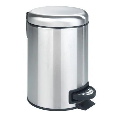 Afbeelding van Wenko Leman afvalemmer 3 liter RVS mat
