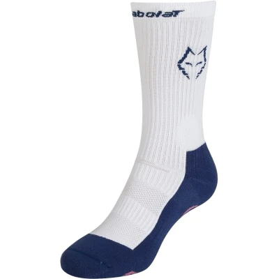 Afbeelding van Babolat Mid Calf Socks Lebron Wit/Blauw 39 42