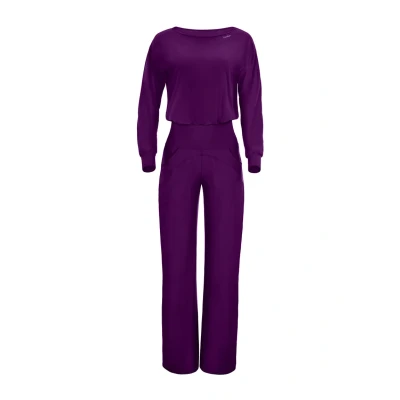 Afbeelding van Winshape Functional Comfort Jumpsuit, Dames, Maat: XS, Dark plum