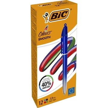 Afbeelding van Colours Smooth Gradiant 4 kleurenbalpen blauw per 12