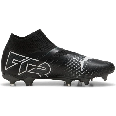 Afbeelding van Puma Future 7 MATCH+ LL FG/AG Voetbalschoenen met kunststof noppen, Heren, Maat: 45, Black/white Textiel/ synthetisch