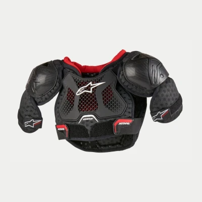 Afbeelding van Alpinestars 2024 Bionic Action Kickstart Bodyprotector Zwart / Rood maat 7/9