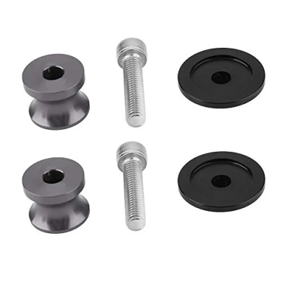 Afbeelding van Suuone Sliders Stand, 2 stks 6 mm Motorfiets CNC Achterstandaard Swing Arm Spool Stand Achterbrug Klossen ()