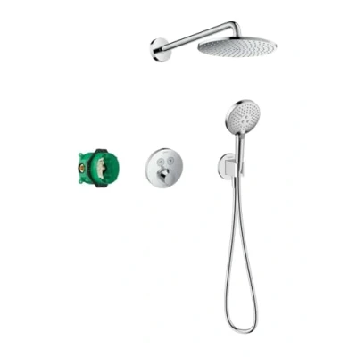 Afbeelding van Hansgrohe Raindance S complete set inbouwset 240 1 jet PowderRain met
