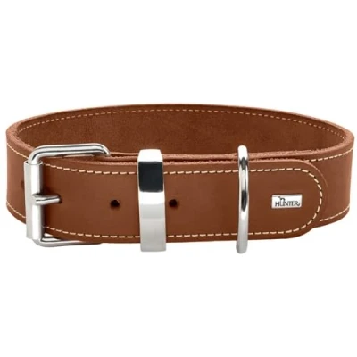 Afbeelding van HUNTER Hondenhalsband Aalborg Special (cognac, XL)