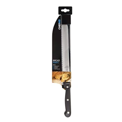 Afbeelding van Chef Aid Broodmes 20 cm RVS Scherpe Golfsnede Ergonomisch Handvat Vaatwasbestendig Keukenmes voor Brood, Cake &amp; Meer Roestvrij Staal