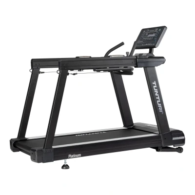 Afbeelding van Tunturi Platinum Core Treadmill Loopband Hardloopband met 52 trainingsprogramma&#039;s 01, 20 km/u Buikspiertrainer 3 bedieningspanelen revalidatie