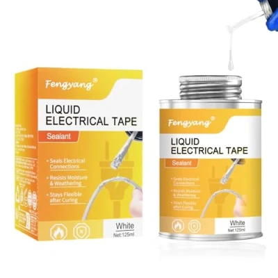 Afbeelding van Fengyang® elektrische isolatiegel, vloeibare isolatietape, zwarte band, lijm voor isolatietape (wit)